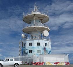 Communication tower overlooking Noumea